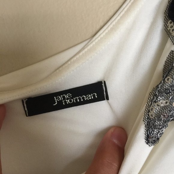 Jane Norman White Ruched One Shoulder Dress - Picture 7 of 7